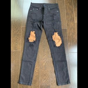 Carmar Jeans Black with brown patches